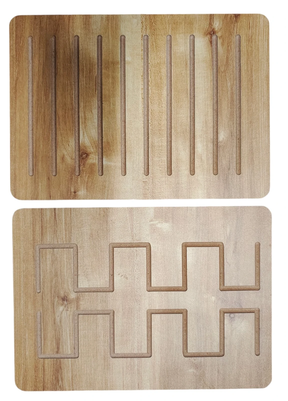 Both Side Pattern Wooden Tracing Board for Kids (Design 3)