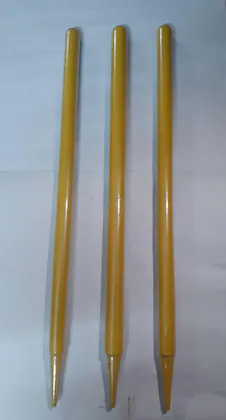 Wood Wooden Cricket Stumps Without Bails ( 3Pcs)